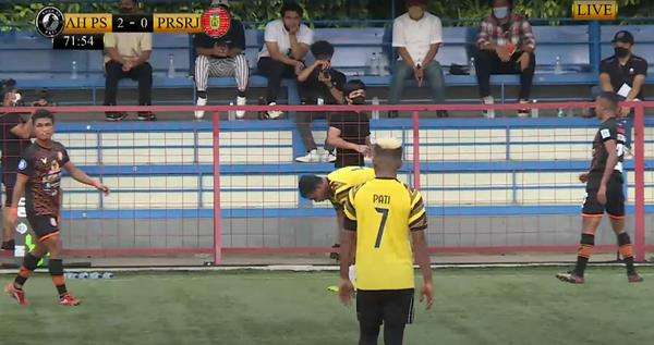 Tendangan kungfu mewarnai latih tanding AHHA PS Pati FC vs Persiraja.