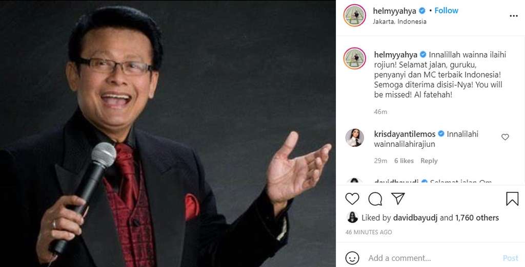 penyanyi senior Koes Hendratmo meninggal dunia penyanyi senior Koes Hendratmo meninggal dunia