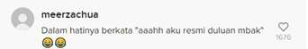 Salah Satu Komentar Warganet
