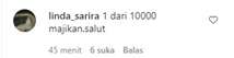 Salah Satu Komentar Warganet