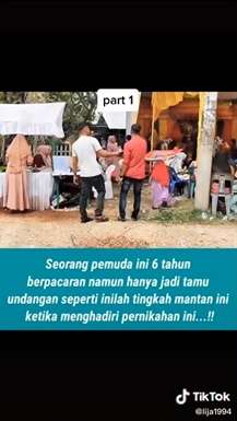 Seorang Pria Hadiri Pernikahan Mantannya