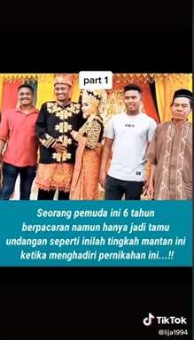 Ekspresi saat Foto di Samping Mantan