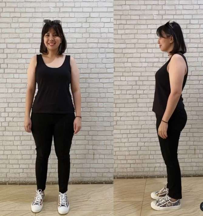 Tya Ariestya sesudah diet (Foto : @tya_ariestya)