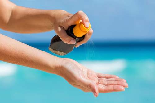 Sunscreen spray