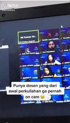 Dosen Off Camera Sejak Awal Kuliah Online