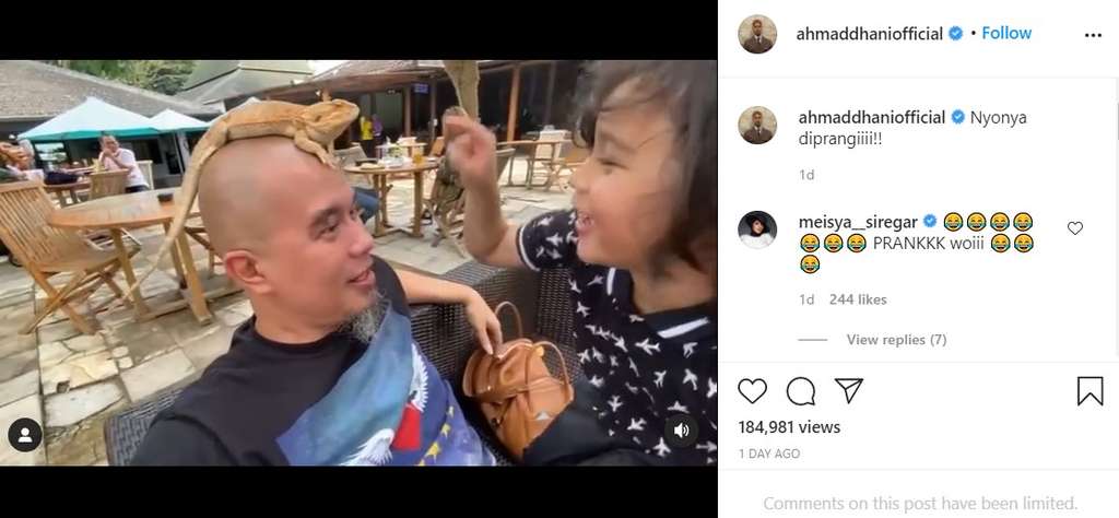 Ahmad Dhani jaili Mulan Jameela