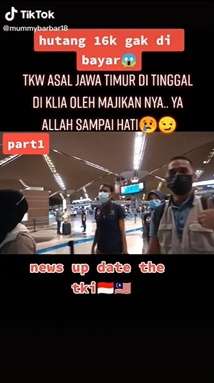 TKW Indonesia Terlantar di KLIA