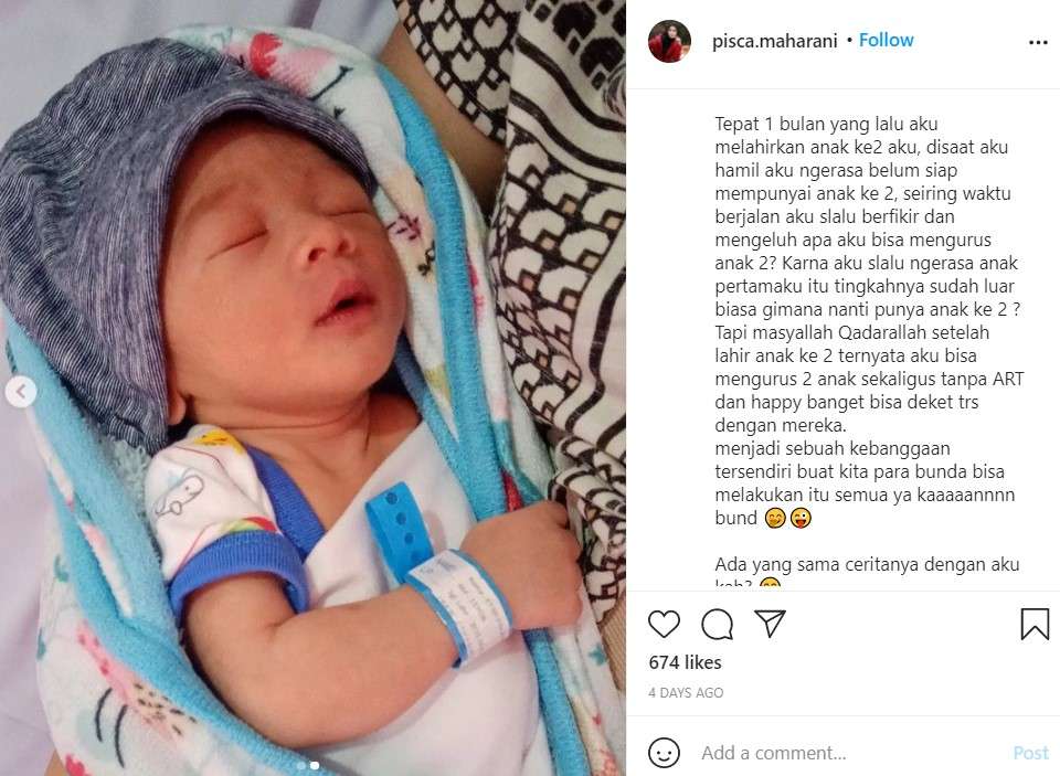 Unggahan Pisca Maharani pemeran Lastri Tukang Ojek Pengkolan