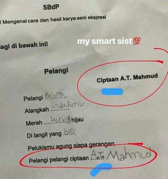 Deretan jawaban ujian sekolah ini bikin ngakak.