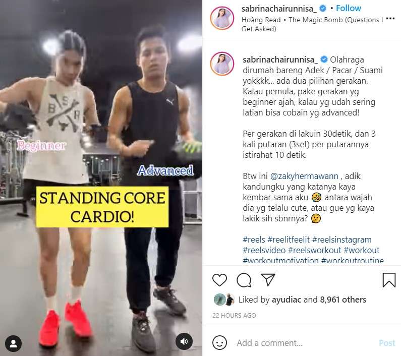 Sabrina dan adiknya