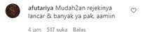 Salah Satu Komentar Warganet