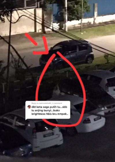 Penampakan pocong di halaman parkir apartemen jam 9 malam.