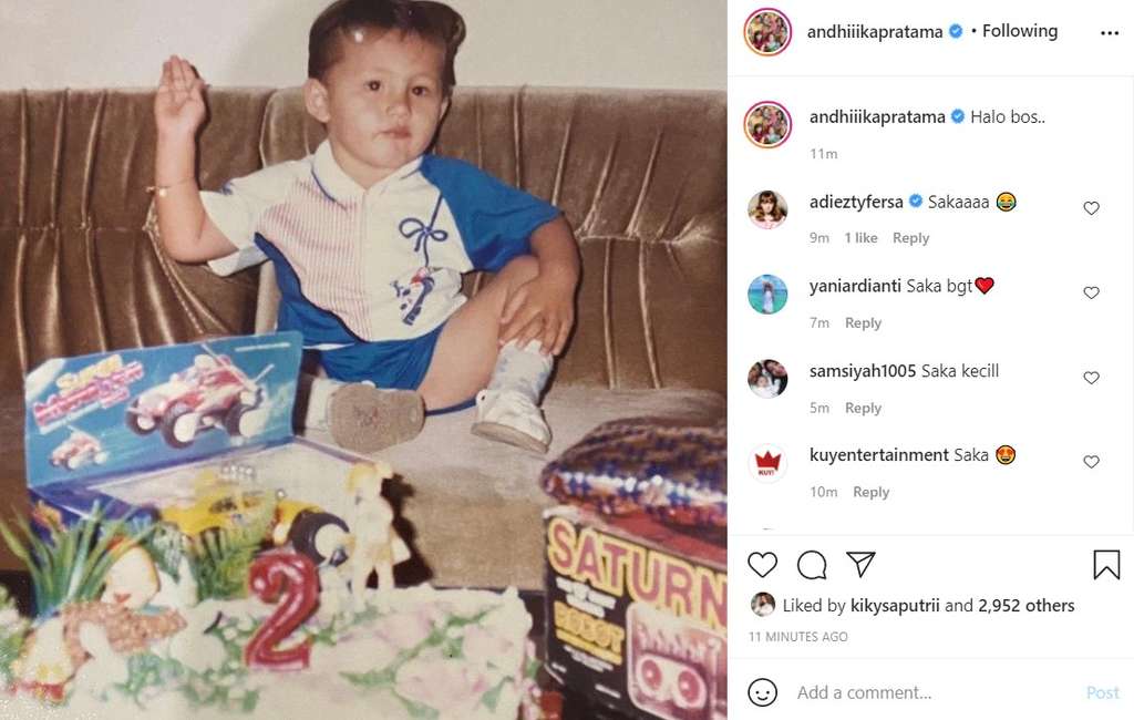 Potret Andhika Pratama kecil