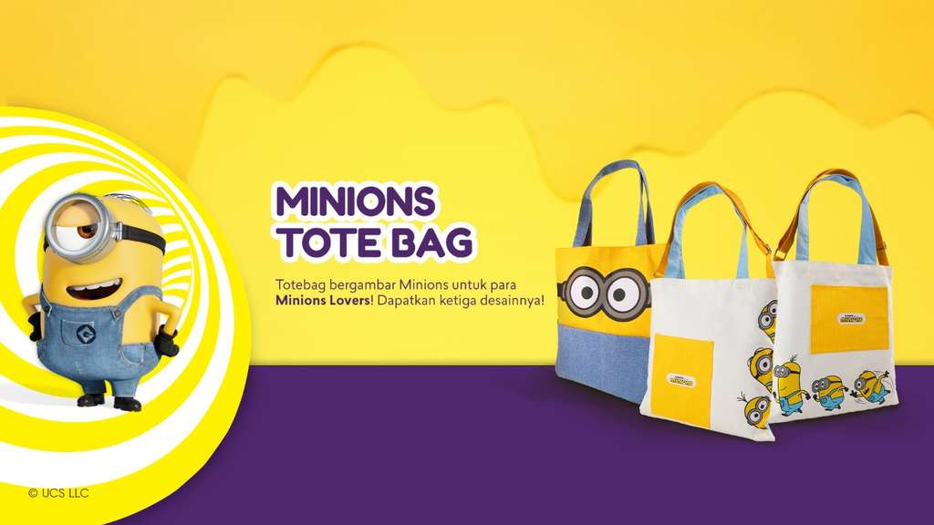 Merchandise Chatime Indonesia x Minions