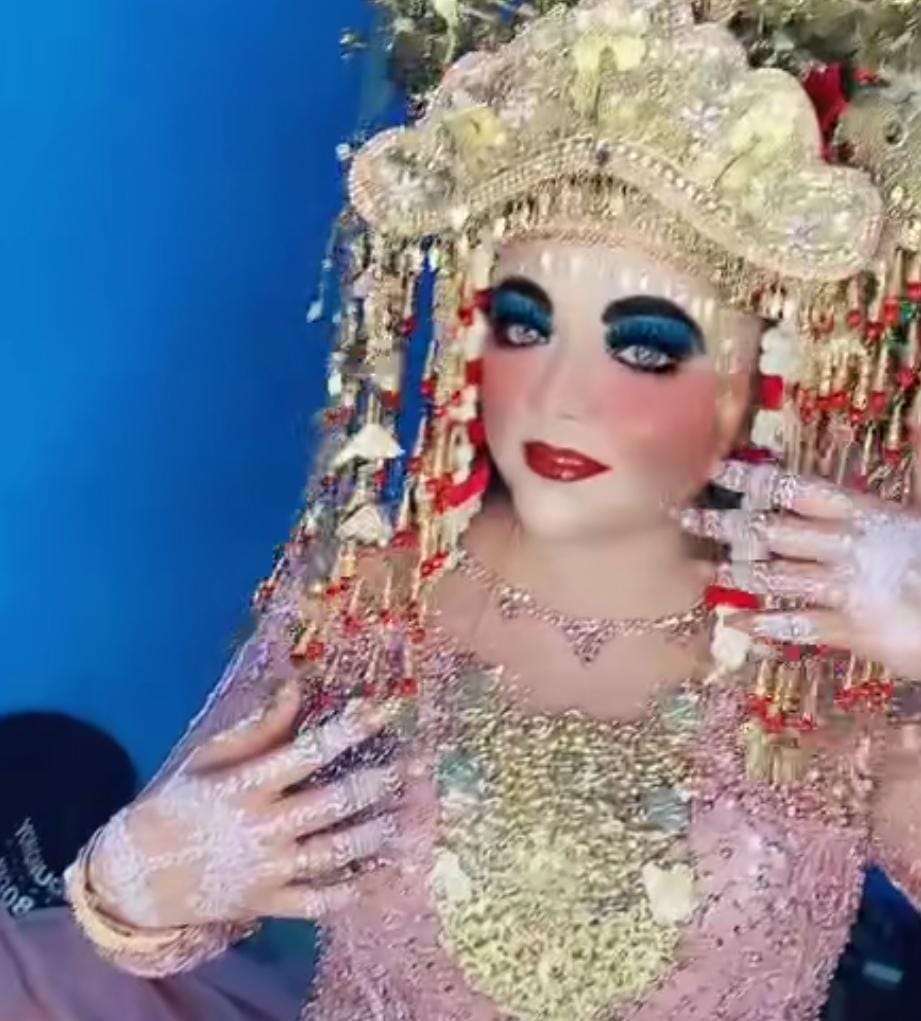 Hasil Riasan Pengantin Menor