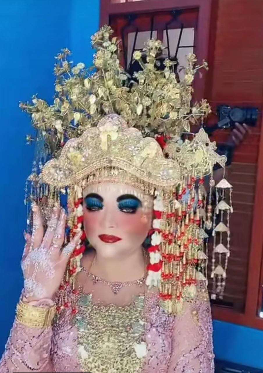 Hasil Riasan Pengantin Menor
