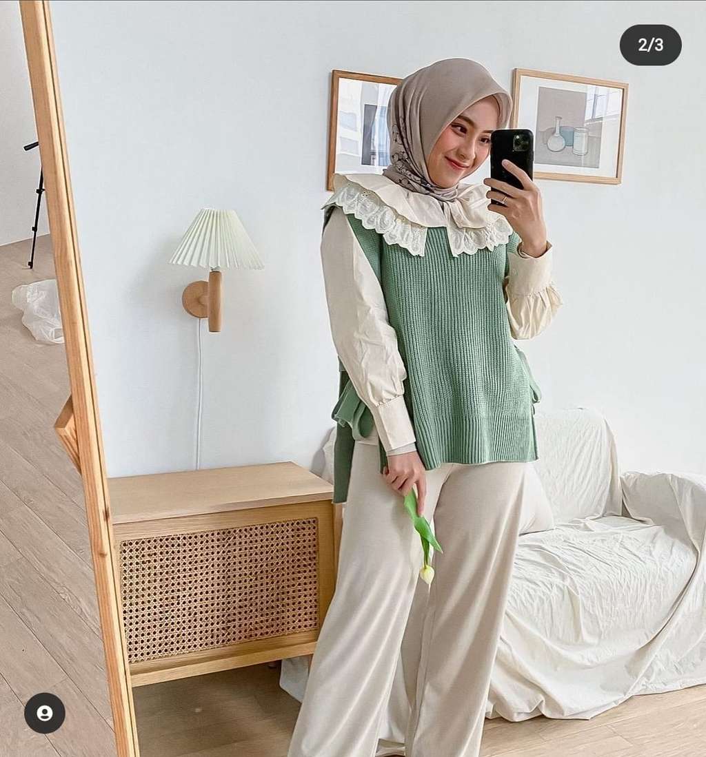 Padu Padan Rompi Ala Bianca Kartika