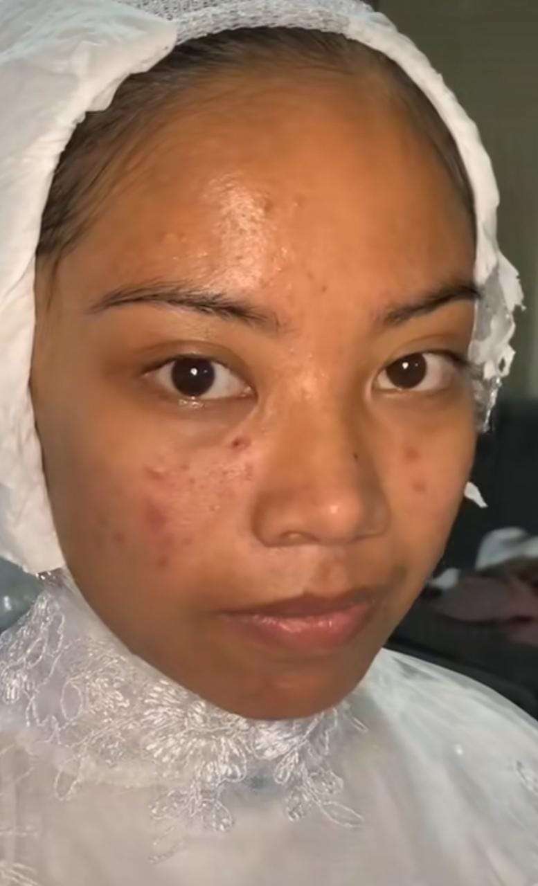 Wajah Pengantin Sebelum Dirias