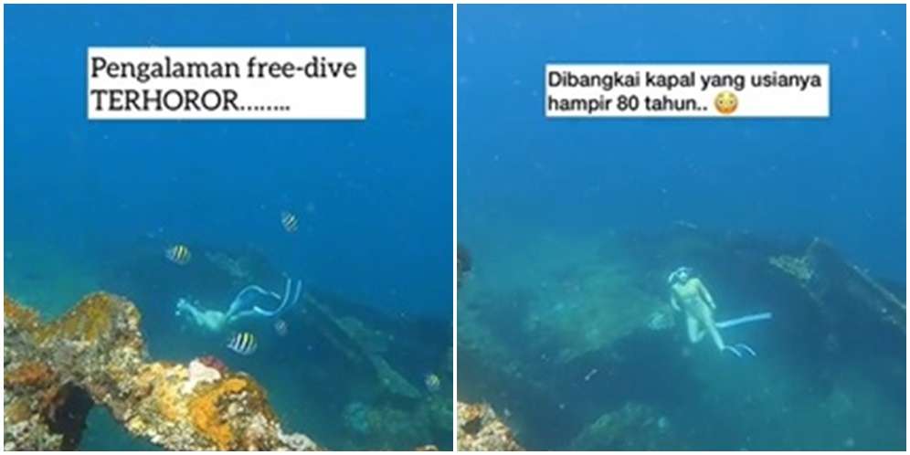 Menyelam di Bangkai Kapal yang Horor