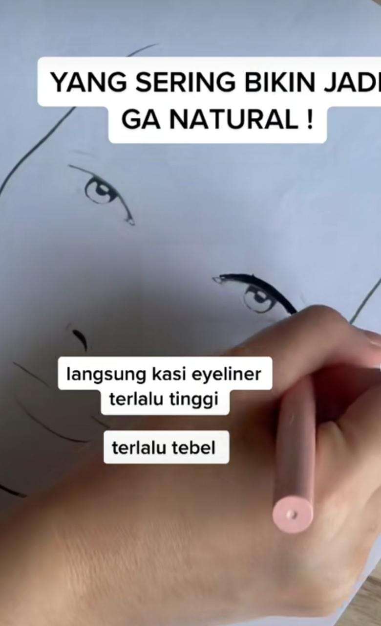 Penyebab Pemakaian Eyeliner Kurang Natural