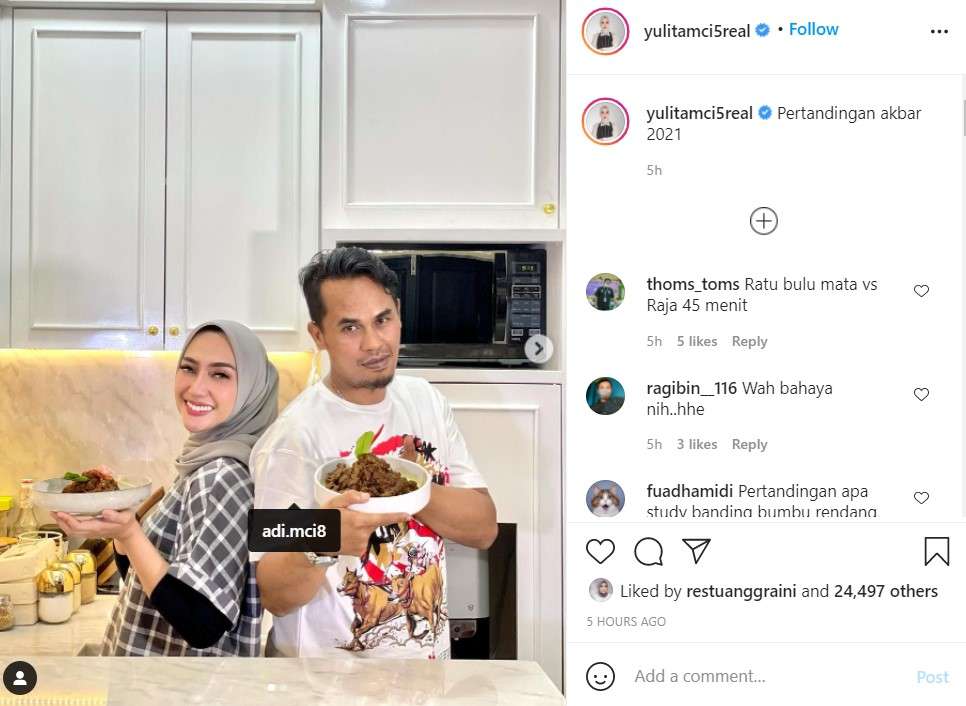 Unggahan Lita MCI