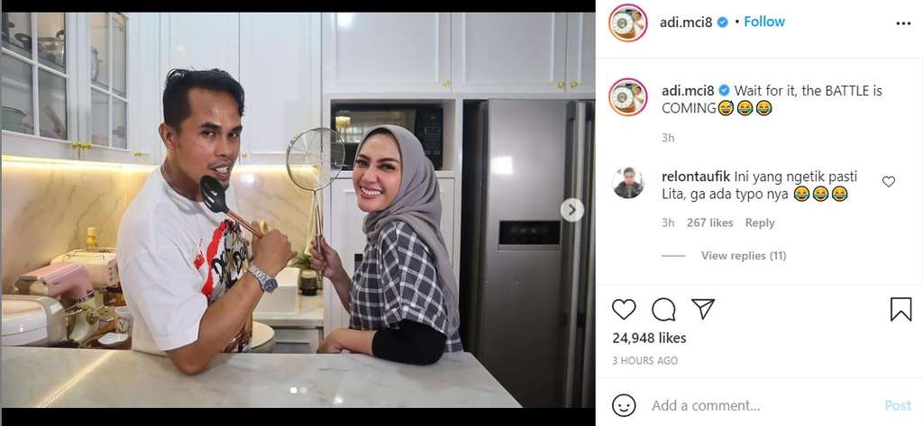 Unggahan Adi MCI