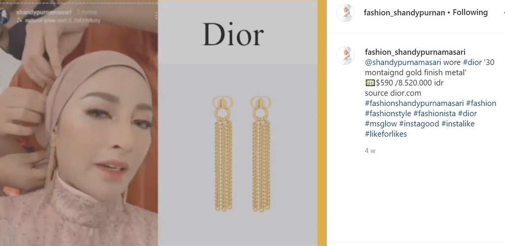 Anting Dior Shandy
