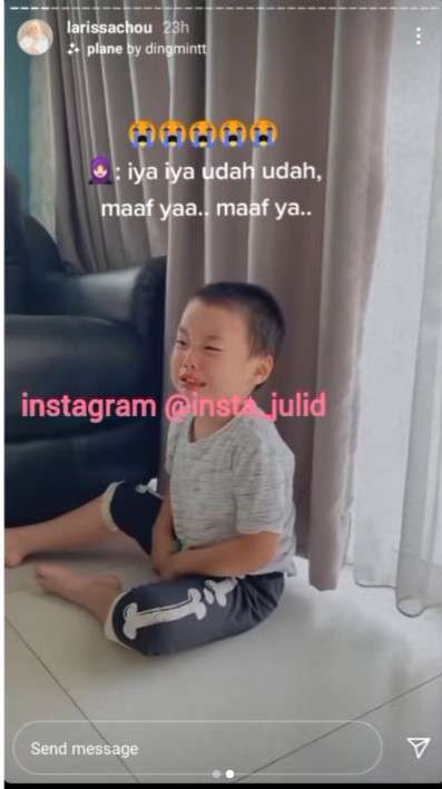 Unggahan Larissa Chou