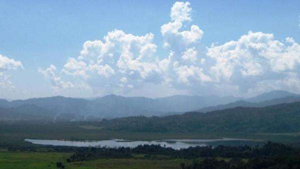 Pemandangan Lake of No Return di India.