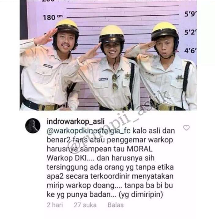 komentar Indro Warkop