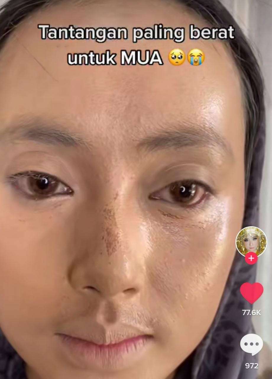Riasan Wajah Pengantin Hancur