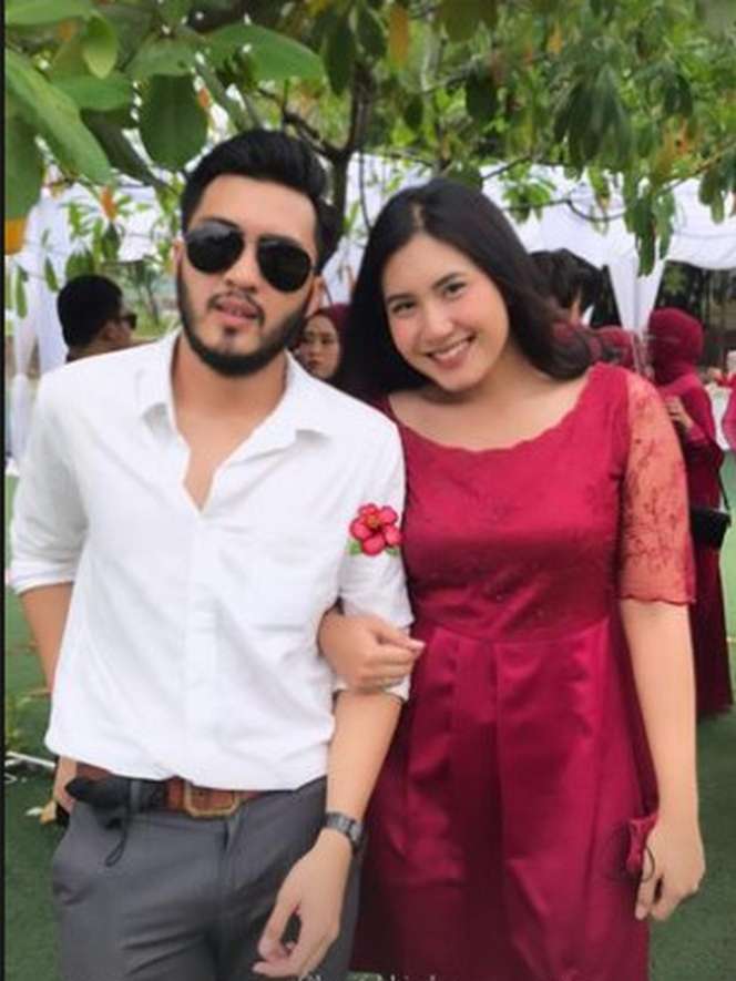 Aditya Prayoga dan pacarnya