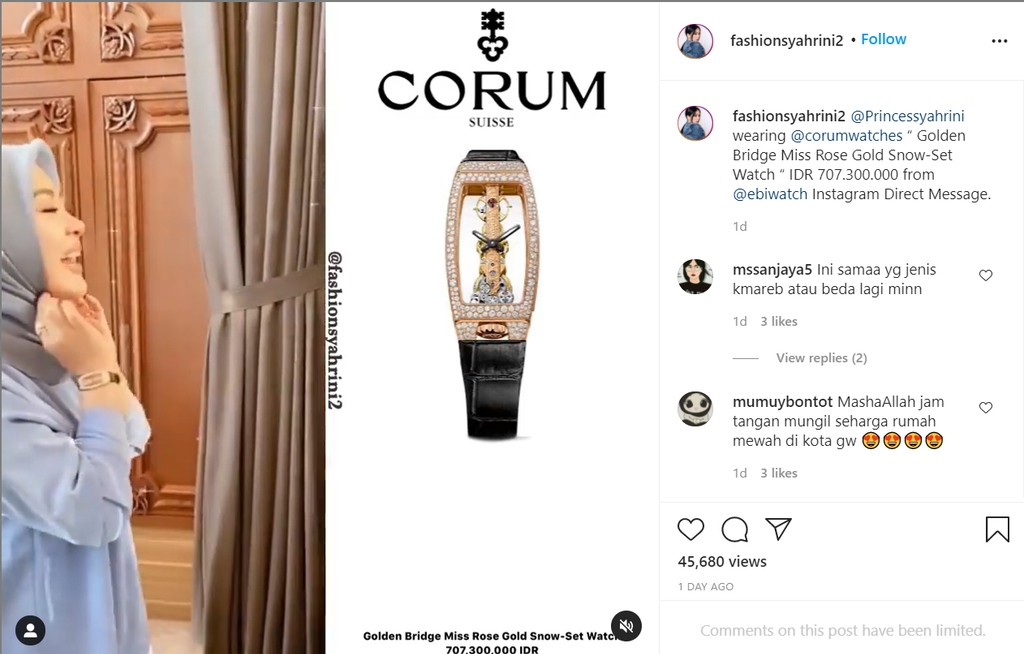 Fashion Syahrini