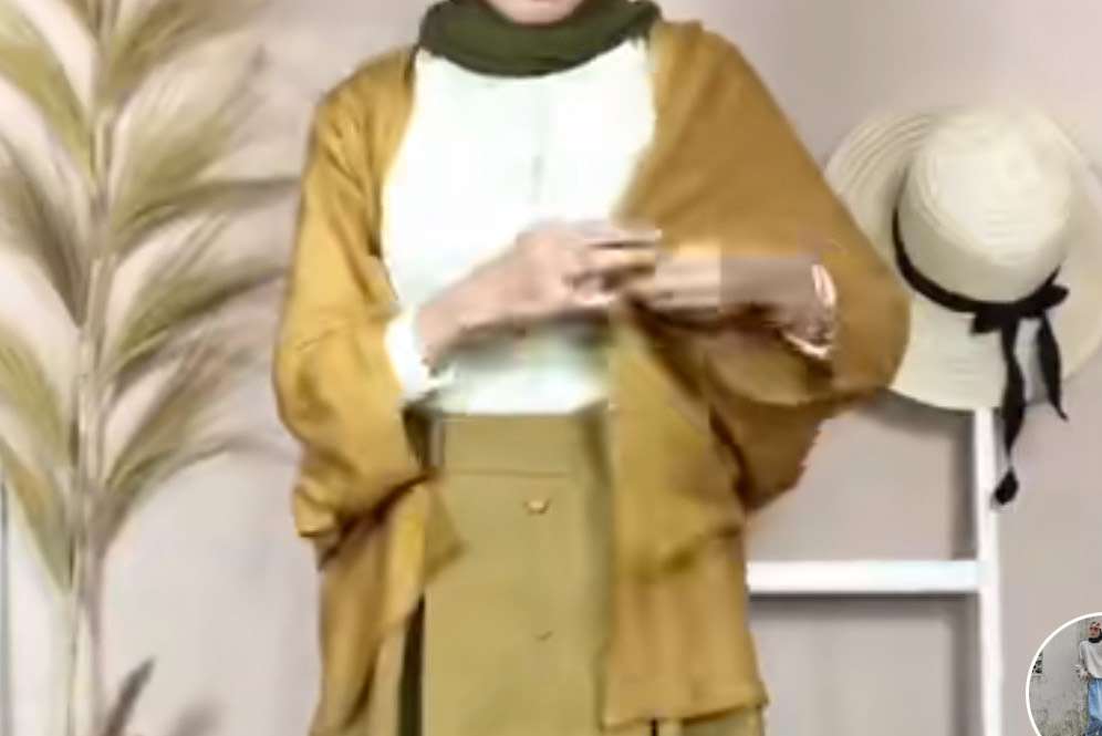 Tutorial outer dari scarf