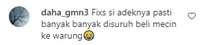 Salah Satu Komentar Warganet
