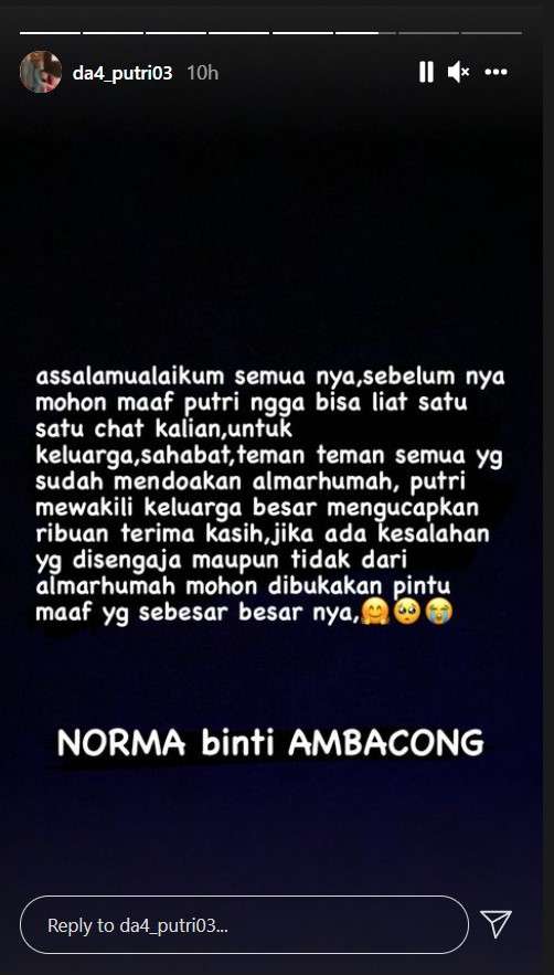 Unggahan Putri DA