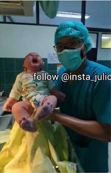 Warganet Mencoba Menebak Berat si Bayi