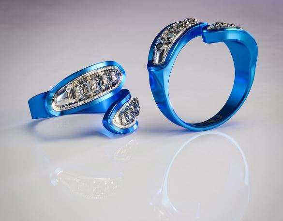 Cincin yang terinspirasi dari Ford Fiesta.