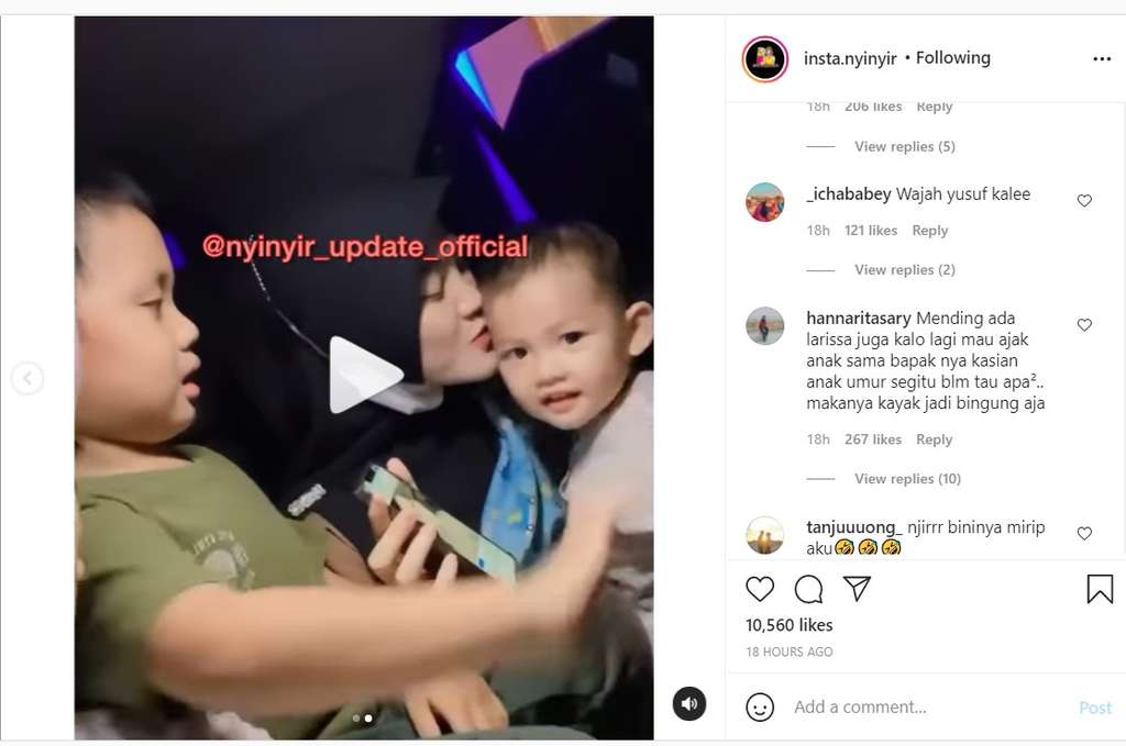 kebersamaan Alvin Faiz bersama istri dan anaknya