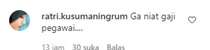 Salah Satu Komentar Warganet