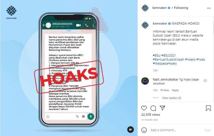 Awas hoax