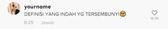 Salah Satu Komentar Warganet