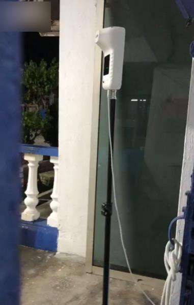 Alat pengukur suhu tubuh misterius, bunyi sendiri tanpa ada orang lewat.