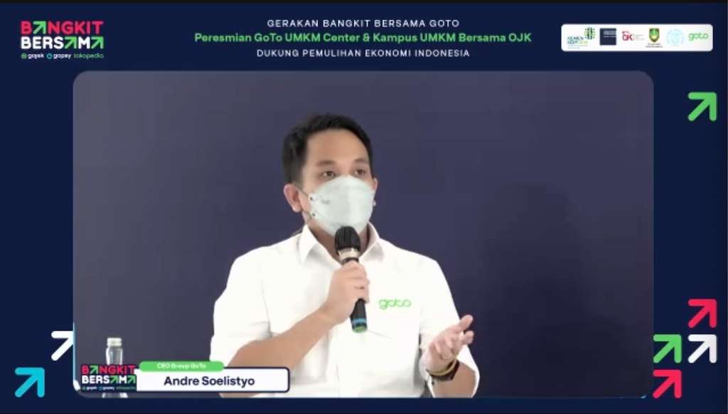 CEO Grup GoTo dan GoTo Financial, Andre Soelistyo