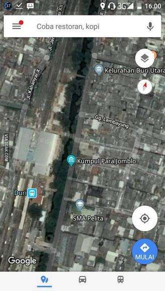 Deretan nama jalan dan tempat di Google Maps ini bikin ngakak.