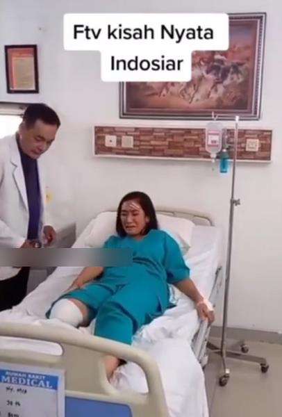 Adegan sinetron kaki diamputasi akhirnya terungkap.