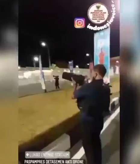 Paspampres lumpuhkan drone