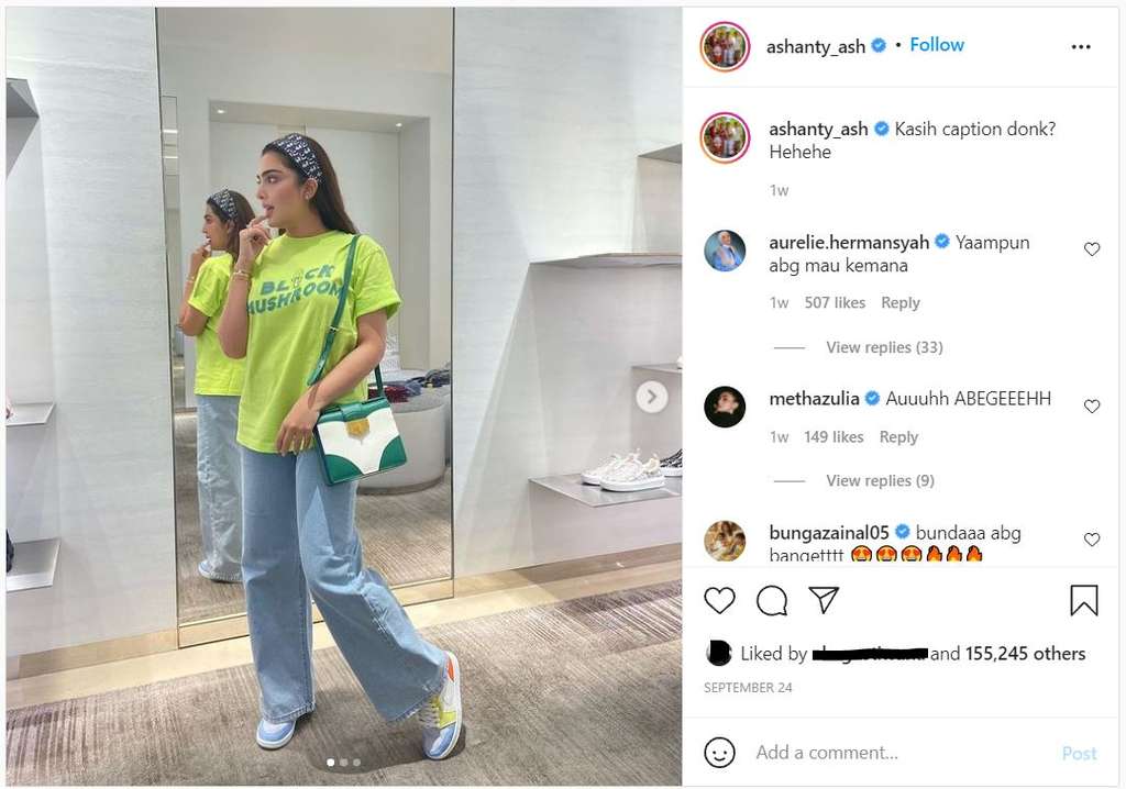 Gaya penampilan ABG Ashanty