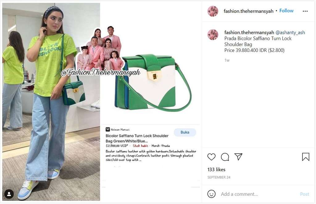 Gaya penampilan ABG Ashanty