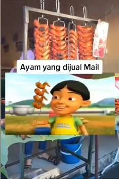 Ayam yang Dijual Mail ‘Upin-Ipin’ Benar-benar Ada
